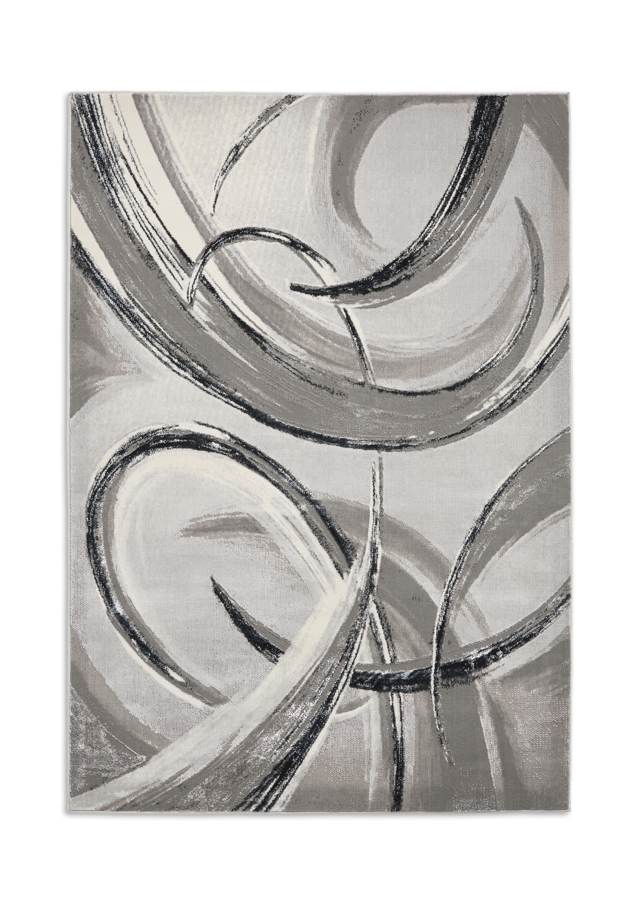 Apollo HF126 Grey / Dark Blue rug