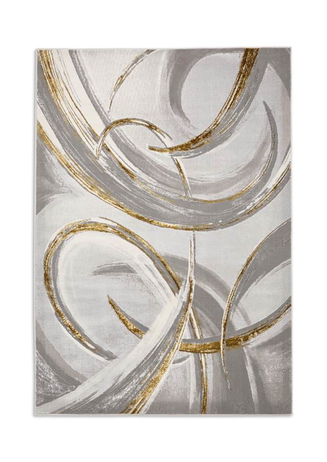 Apollo HF126 Grey / Gold rug