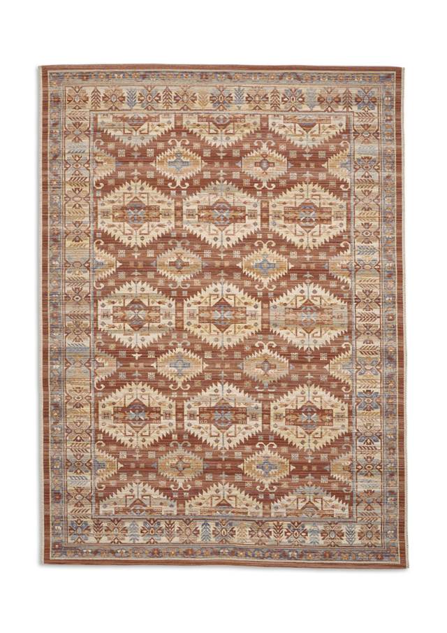 Quartz S090 Red / Cream rug